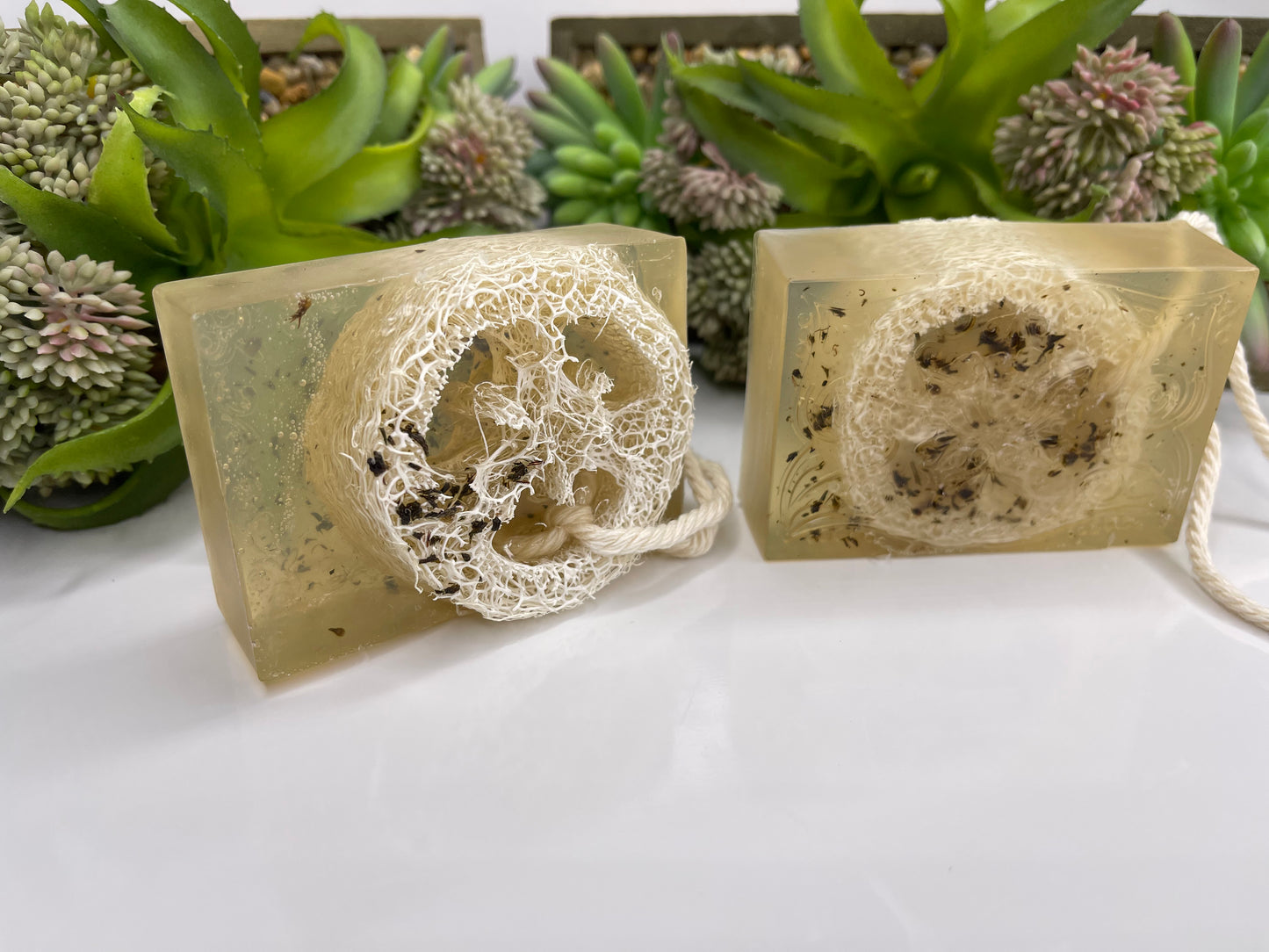 Canna Lemongrass Soap exfoliating Loofah