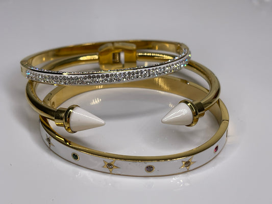 Stackable Bangle Bracelet Sun Star Bling