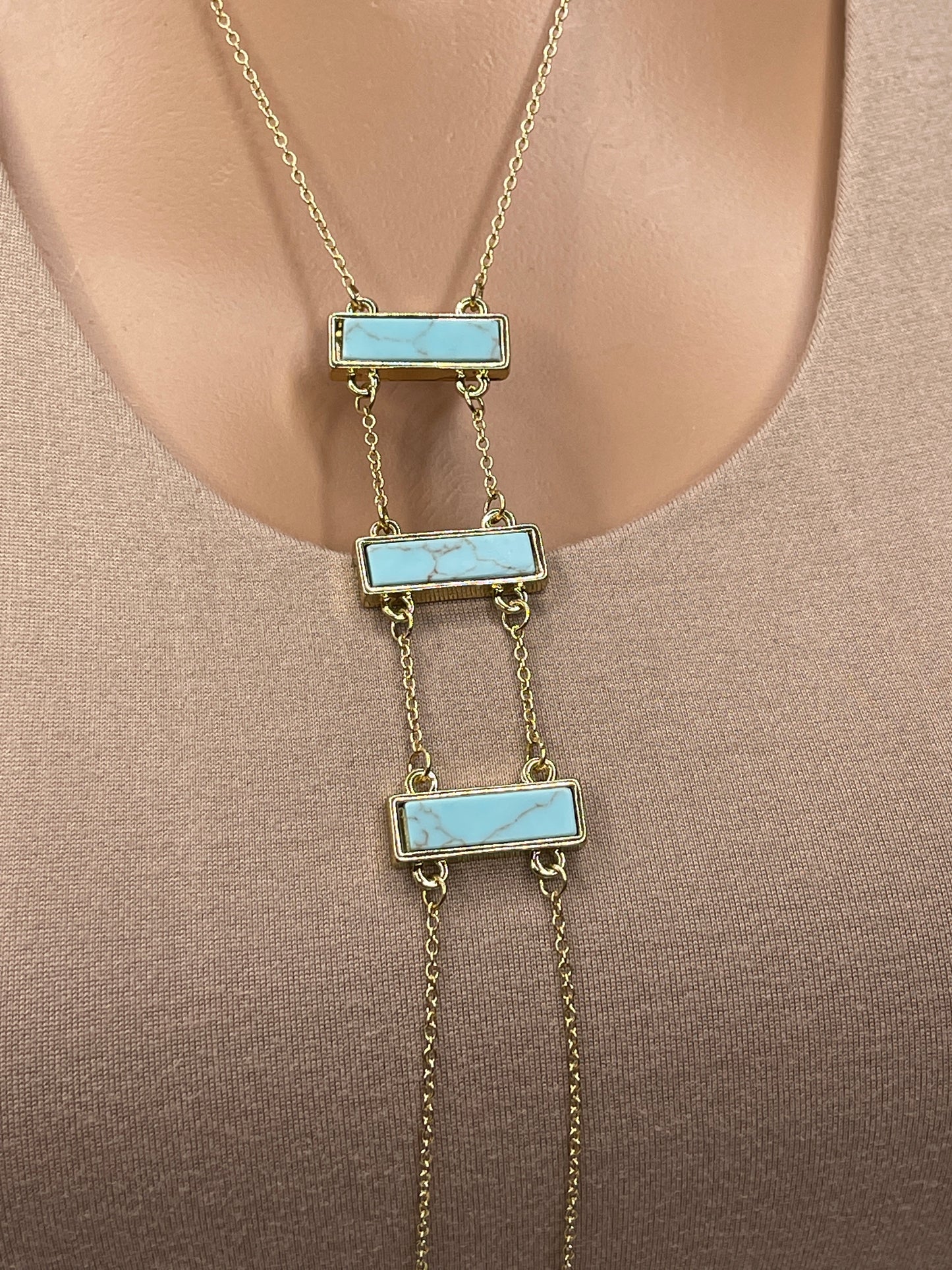 Long Turquoise Necklace