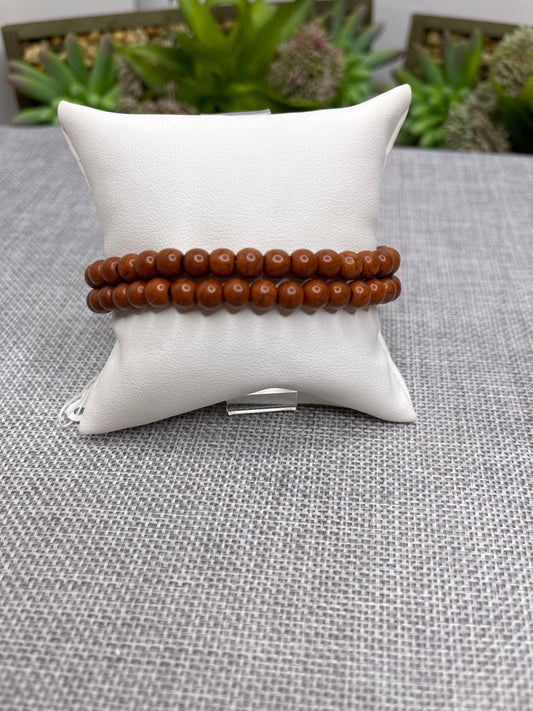 Men’s Beaded Agate Bracelets