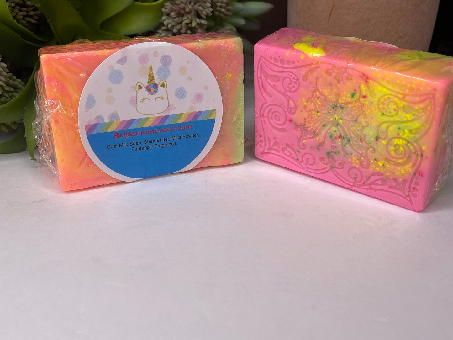 Unicorn Pineapple Soap Kids soap