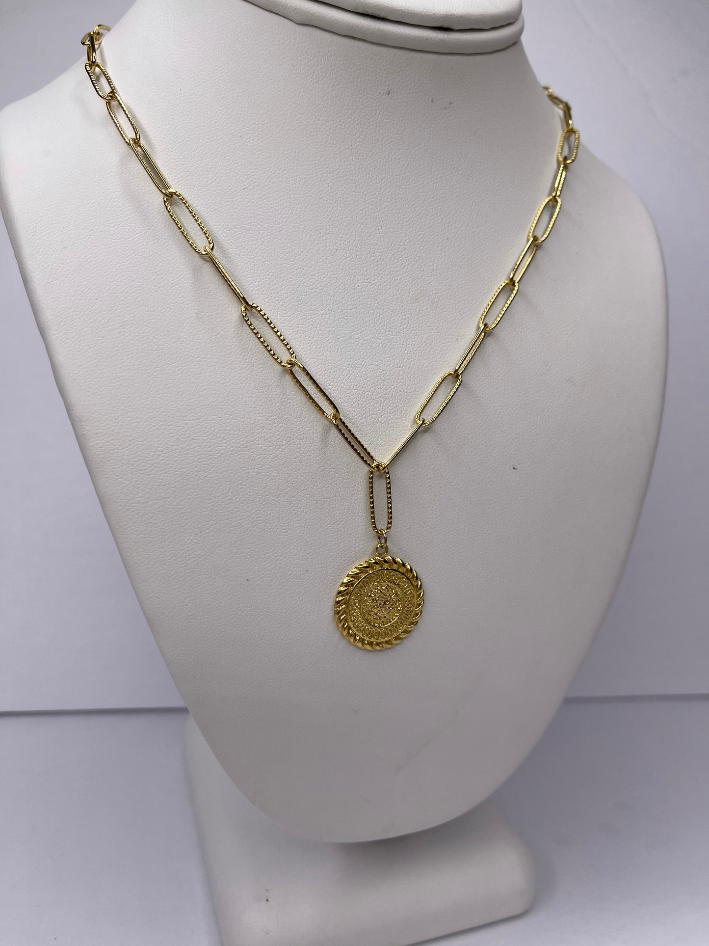 Coin Necklace (Assorted Versions) Coin Chain Coin Style Necklace