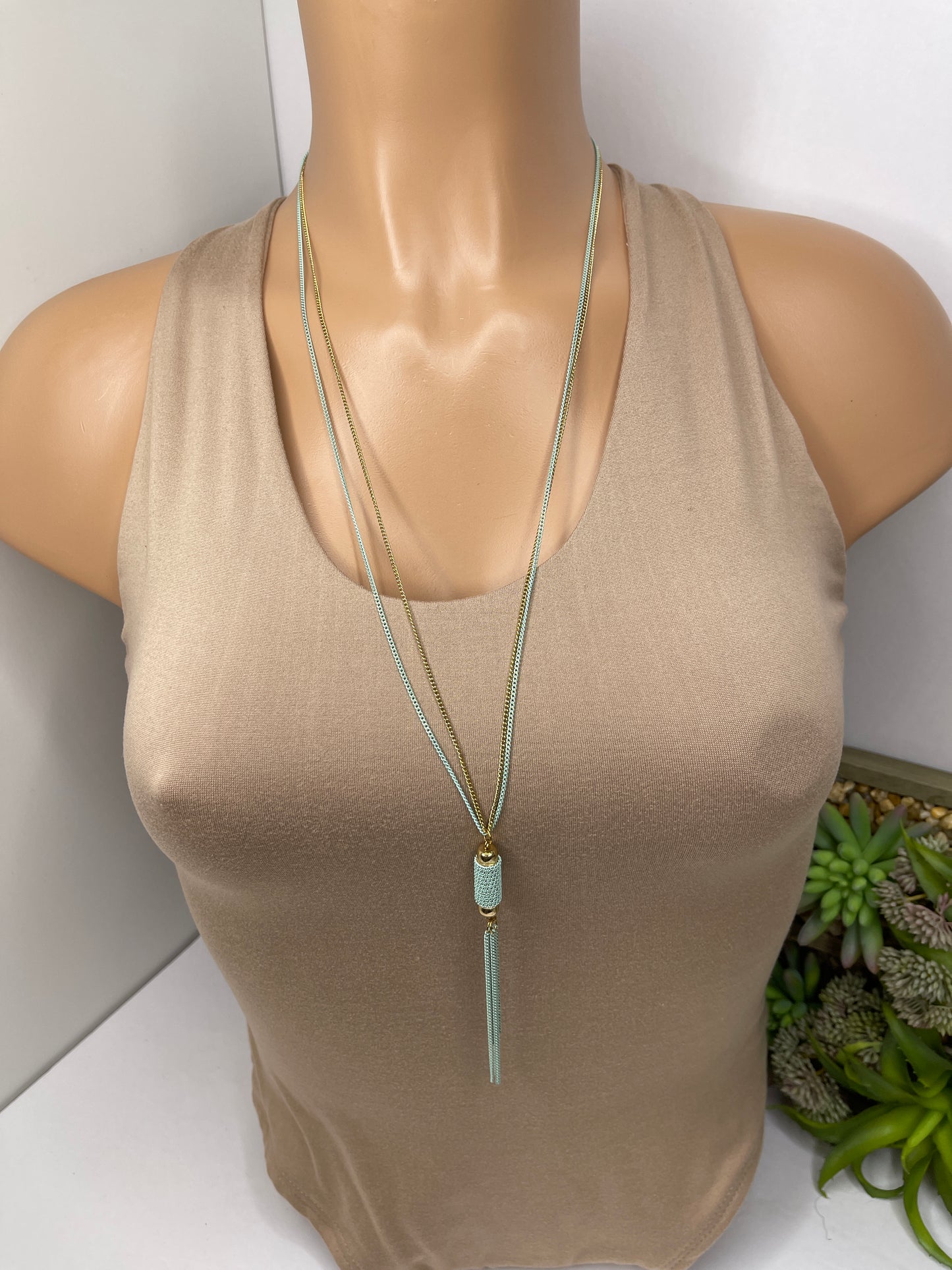 Mint Green Necklace