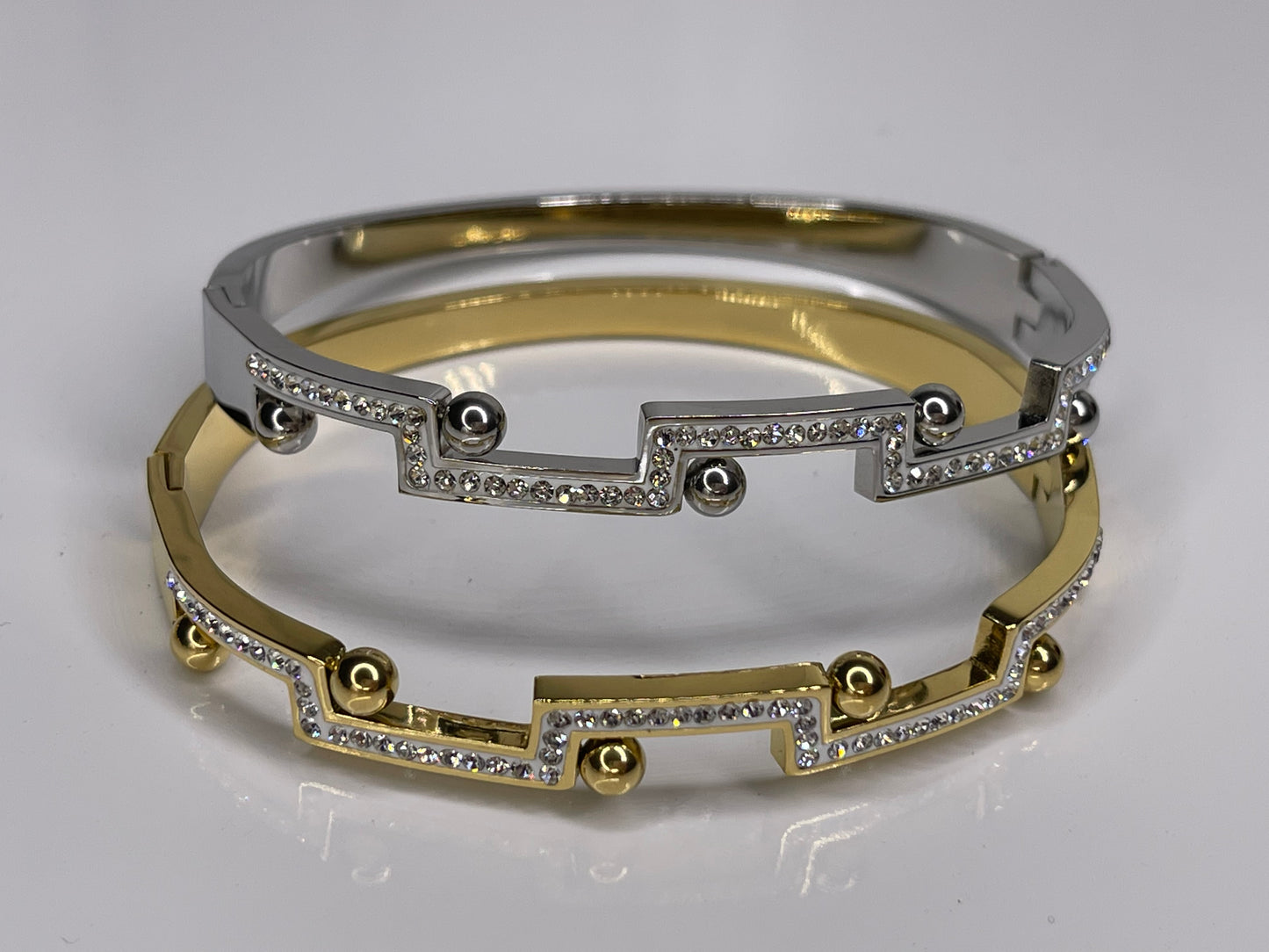 Stackable Bangle Bracelets Gold Bracelet Silver Bangle